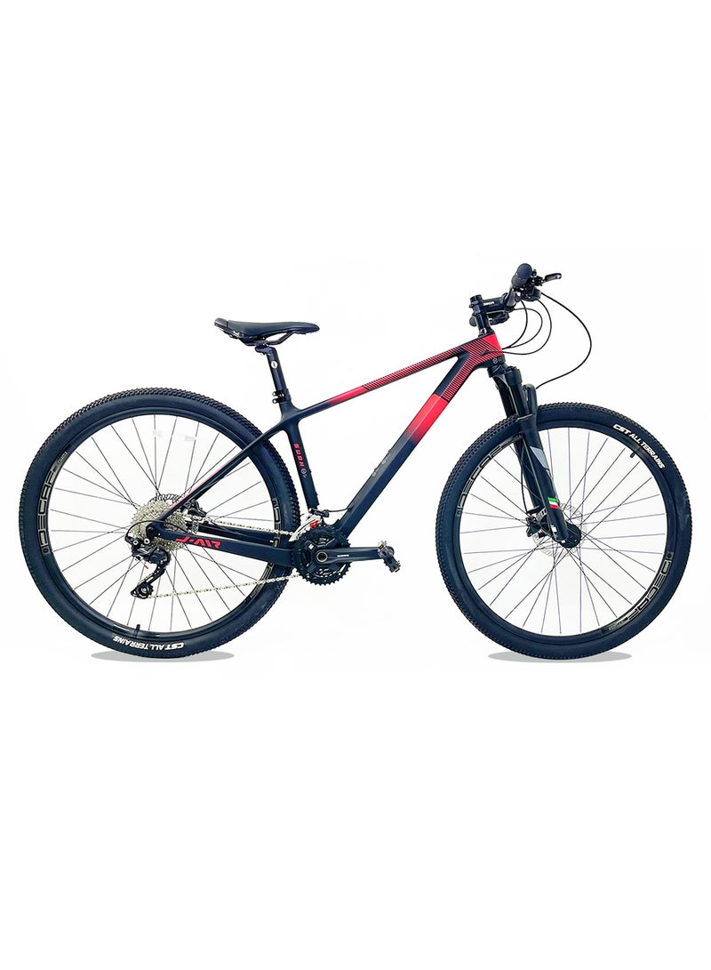 JAVA J Air Suoh Carbon Mountain Bike Lightweight Carbon Fiber Frame Shimano Deore 30 Speed Hydraulic Brakes & Air Fork
