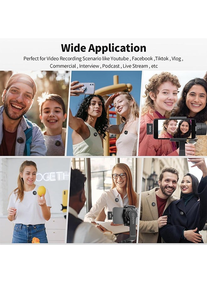 ميكروفون BOYA Omic-D اللاسلكي Lavalier لهاتف iPhone معتمد من MFi، ميكروفون لاسلكي بخاصية إلغاء الضوضاء مع مشبك مغناطيسي لميكروفون iPhone لتسجيل الفيديو على YouTube Vlog - pzsku/Z01DF029378580DE91E62Z/45/_/1723707786/a8ab8810-d601-4394-ae12-7d17e8e54514