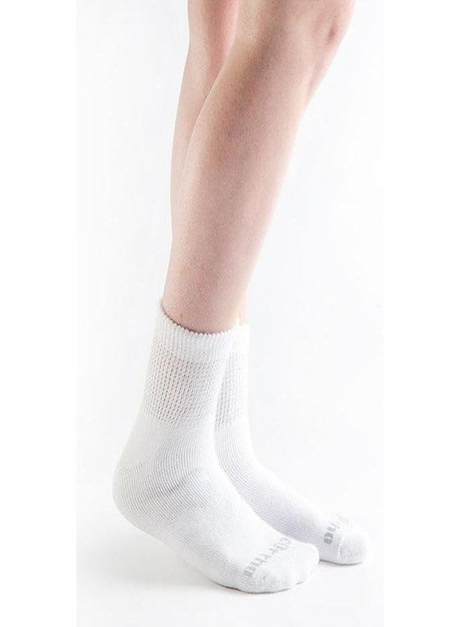 Doc Ortho Loose Fit Diabetic Socks – Non-Binding 1/4 Crew for Men & Women, Circulation & Comfort, 3 Pairs - Image 2