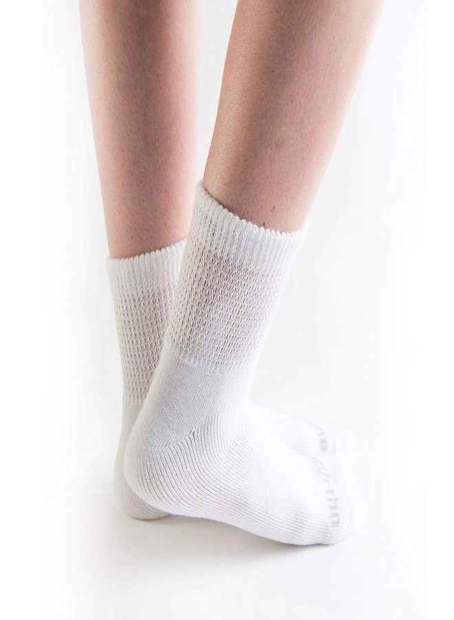 Doc Ortho Loose Fit Diabetic Socks – Non-Binding 1/4 Crew for Men & Women, Circulation & Comfort, 3 Pairs - Image 3