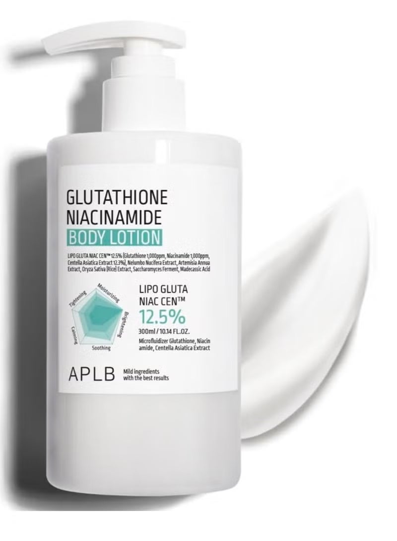 APLB Glutathione Niacinamide Body Lotion | LIPO GLUTA NIAC CEN™ 12.5% 10.14 FL.OZ - Image 1