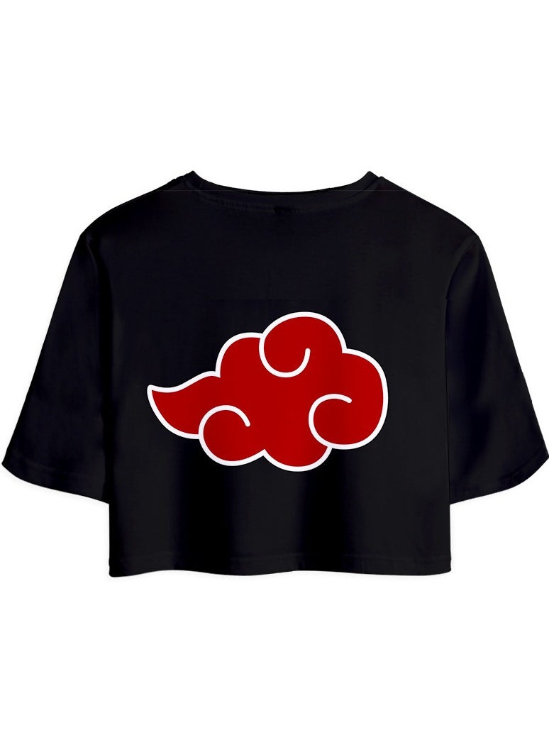 New Naruto Crop Top Short T Shorts Set
