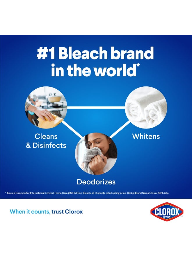 Clorox Platinum Bleach No Splash Thick Bleach Liquid Formula 1.89L - Image 2