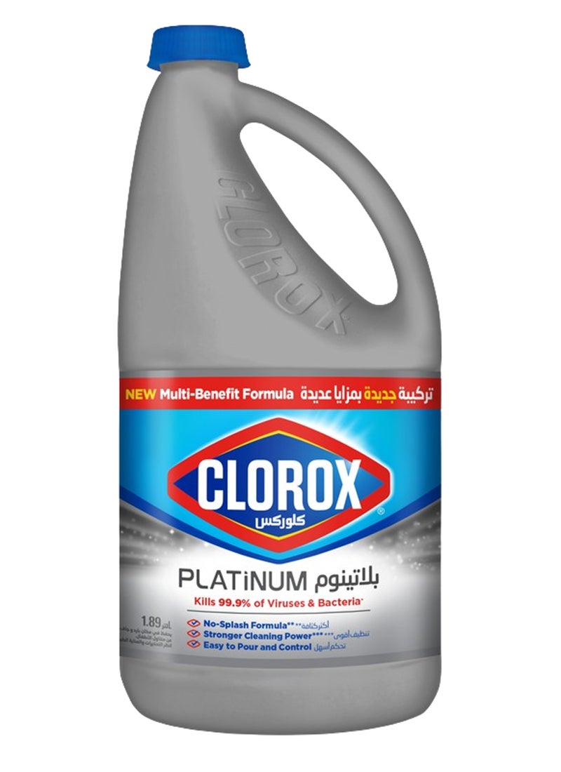 Clorox Platinum Bleach No Splash Thick Bleach Liquid Formula 1.89L - Image 1