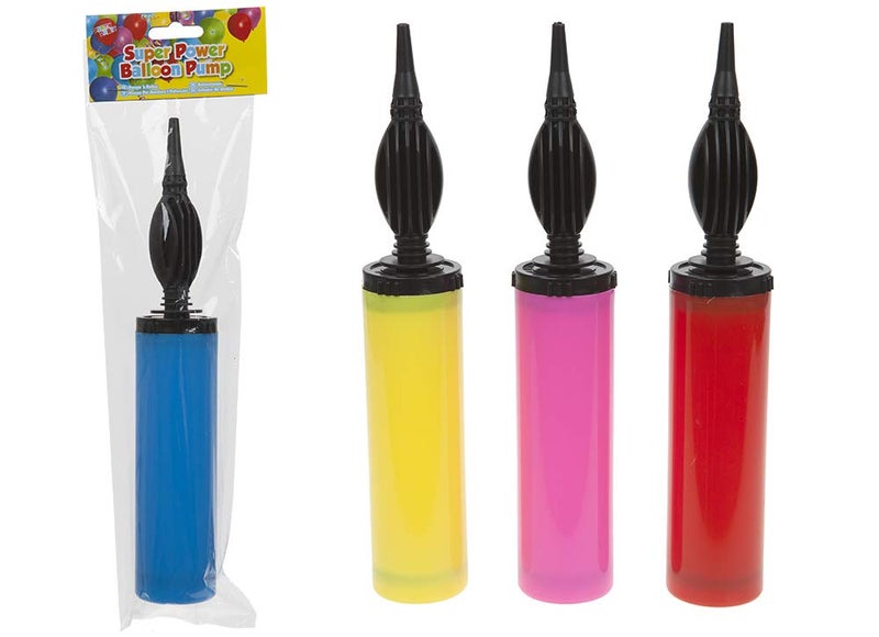 HK Balloons Double Action Hand Balloon Pump - 2 Piece Air Balloon Pump Foil Helium Air Animal Rubber Balloon Manual Hand Pump Accessory Manual Pump Multicolor - Image 2