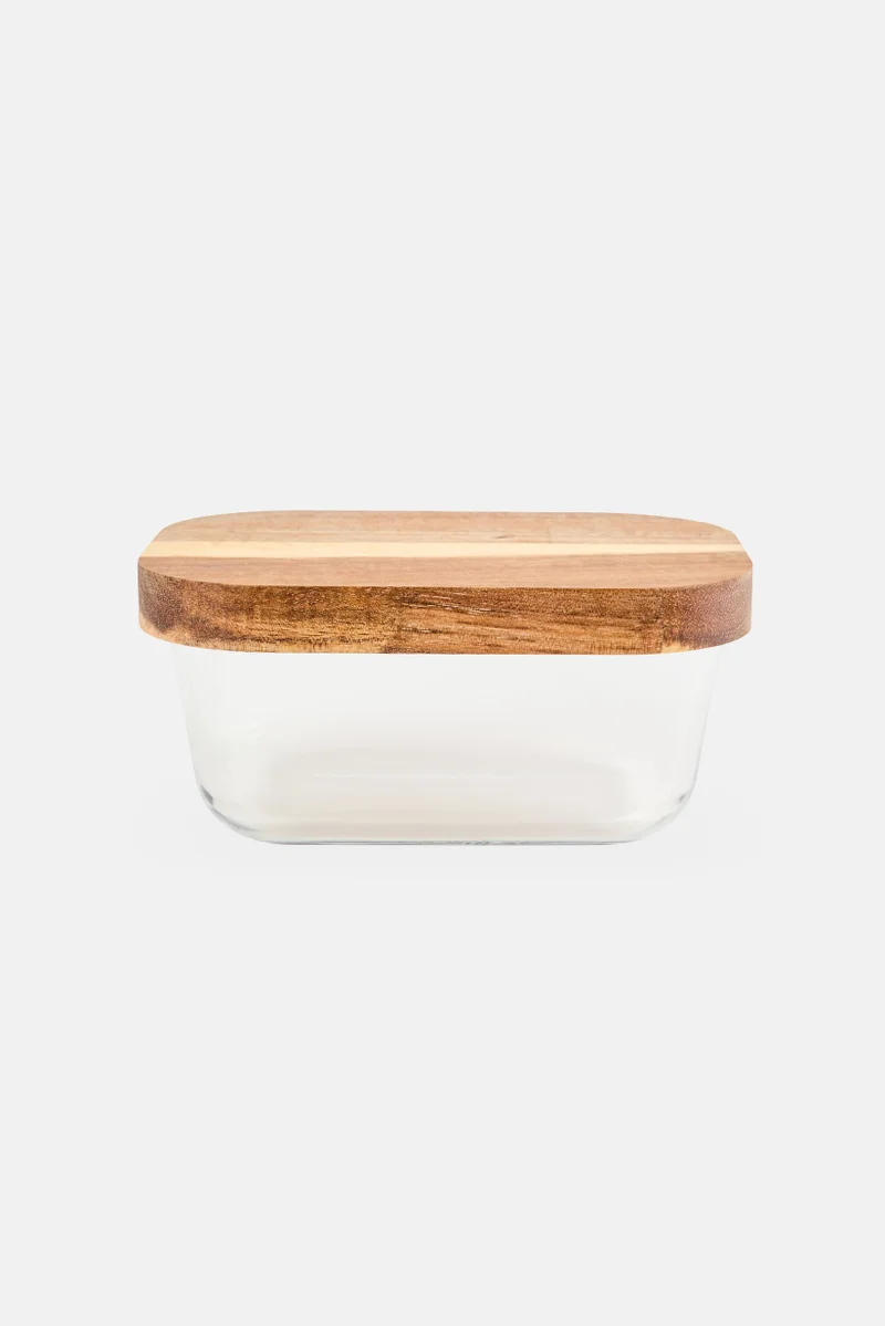 Muy Mucho Butter Container Dispenser, Brown