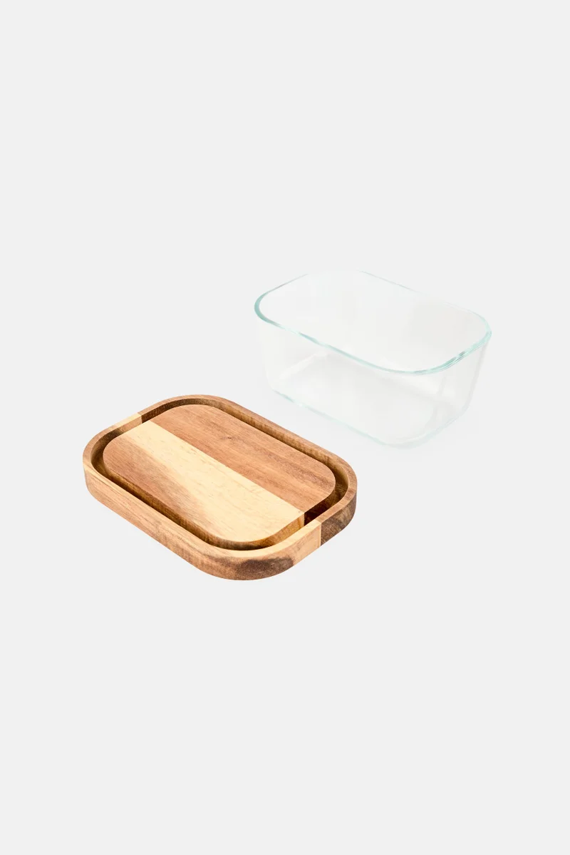 Muy Mucho Butter Container Dispenser, Brown