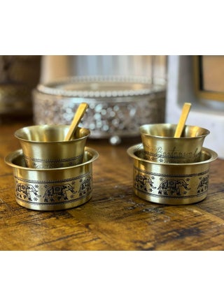PURI BARTANWALA Elephant Marathon BrassPital DABARA Set 100 Ml Set of 2 - pzsku/Z01DFB0C8FEE4B9434F21Z/45/1748243598/a937cfa2-5bea-4b9a-9ad2-3b735a3400e0