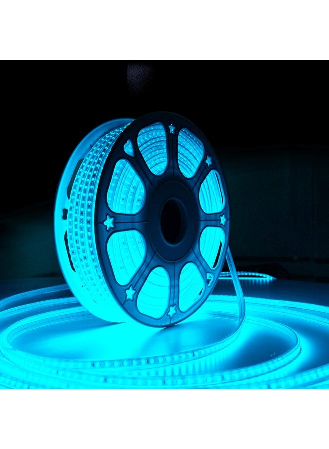 Forus LED Rope Light 50 Meter 2 Year Warranty, Outdoor Waterproof Decorative Cove Light for Ceiling, Balcony, Home Decor, Interior Decoration, Flexible Profile Light for Diwali, Christmas-Ice Blue - Image 1