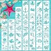 CH HAICHENG 50 PCS Ocean Animal Painting Stencils Reusable Sea Stencils for Painting on Wood Rocks Canvas Fabric Glass Pottery 4x4 Inch - Image 2