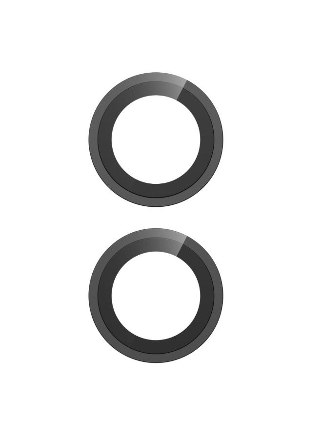 ديفيا واقي عدسة آيفون 17 أسود – زجاج مقوّى مع إطار تيتانيوم حماية فاخرة بتقنية AR مزدوجة ووضوح فائق 99% - Image 1