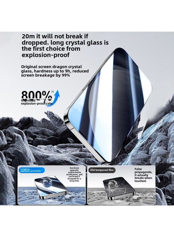 For IQOO NEO10 HD Tempered Film Seconds Neo10pro Fingerprint Unlock Mobile Phone Protective Film Full Screen Black-Color:Hd [second Sticker-dust Removal Chamber] Soft Box-Size:Iqoo Neo10 [ultra-thin Unlocked Version]  - Image 4