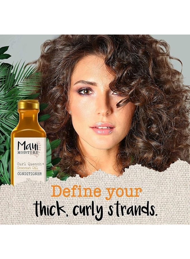 Maui Moisture Curl Care Conditioner With Coconut Oil & Aloe Vera For Thick, Curly Hair, Sulphate-Free And Silicone-Free 385ml - Image 2
