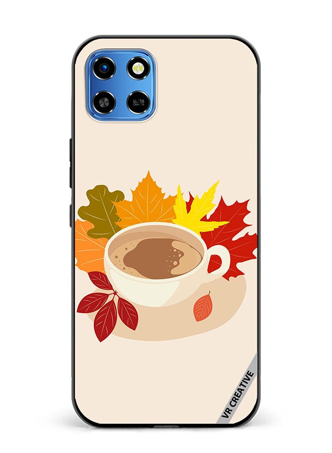 VR CREATIVE Protective Case Cover For Infinix Smart 6 HD A Cup Of Coffee With Colorful Design Multicolour - Image 1