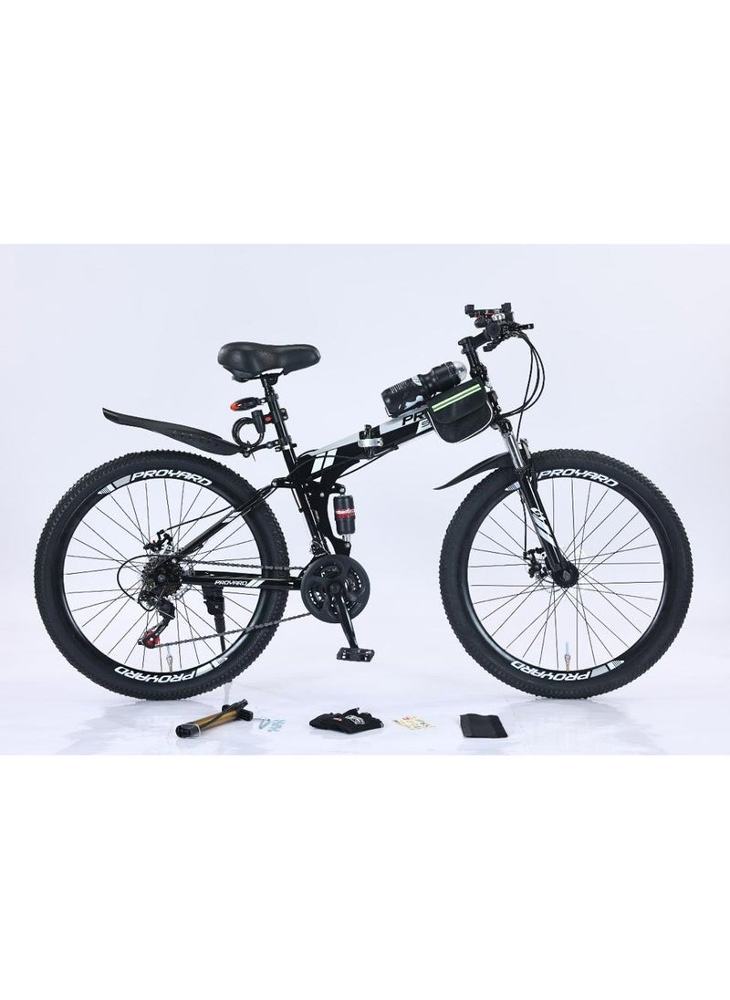 Pro Yard STEAL FLIXABLE Road aluminum sports bike black color  - Image 1