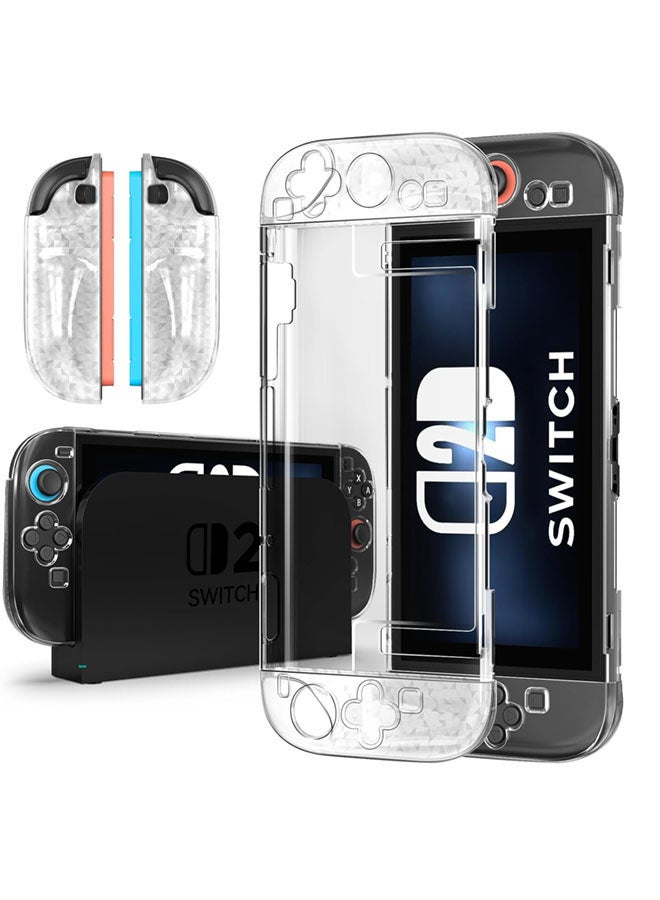 SJet Carrying Case for Nintendo Switch 2, 25 in 1, with 12 Game Card Slots, Screen Protectors and protective case and Grips Caps for Switch 2 Accessories - Image 4