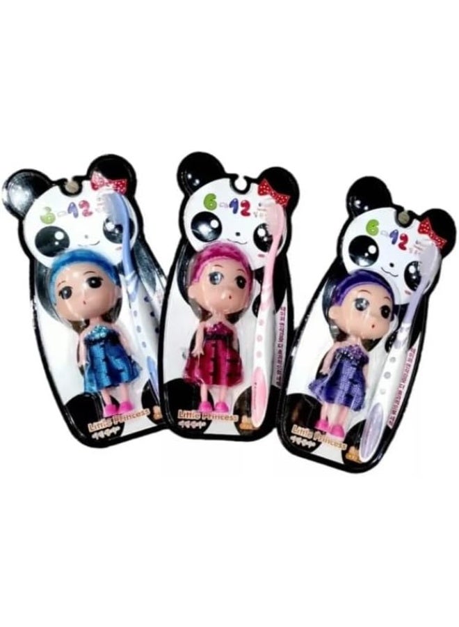 CONCORD Kids Toothbrush Set with Cartoon Character Design MULTICOLOR - Image 4