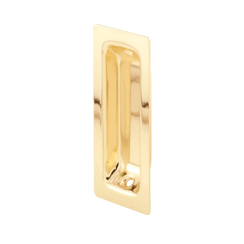 PrimeLine N 7138 3 In Brass Oblong Closet Door Finger Pull 2 Pack