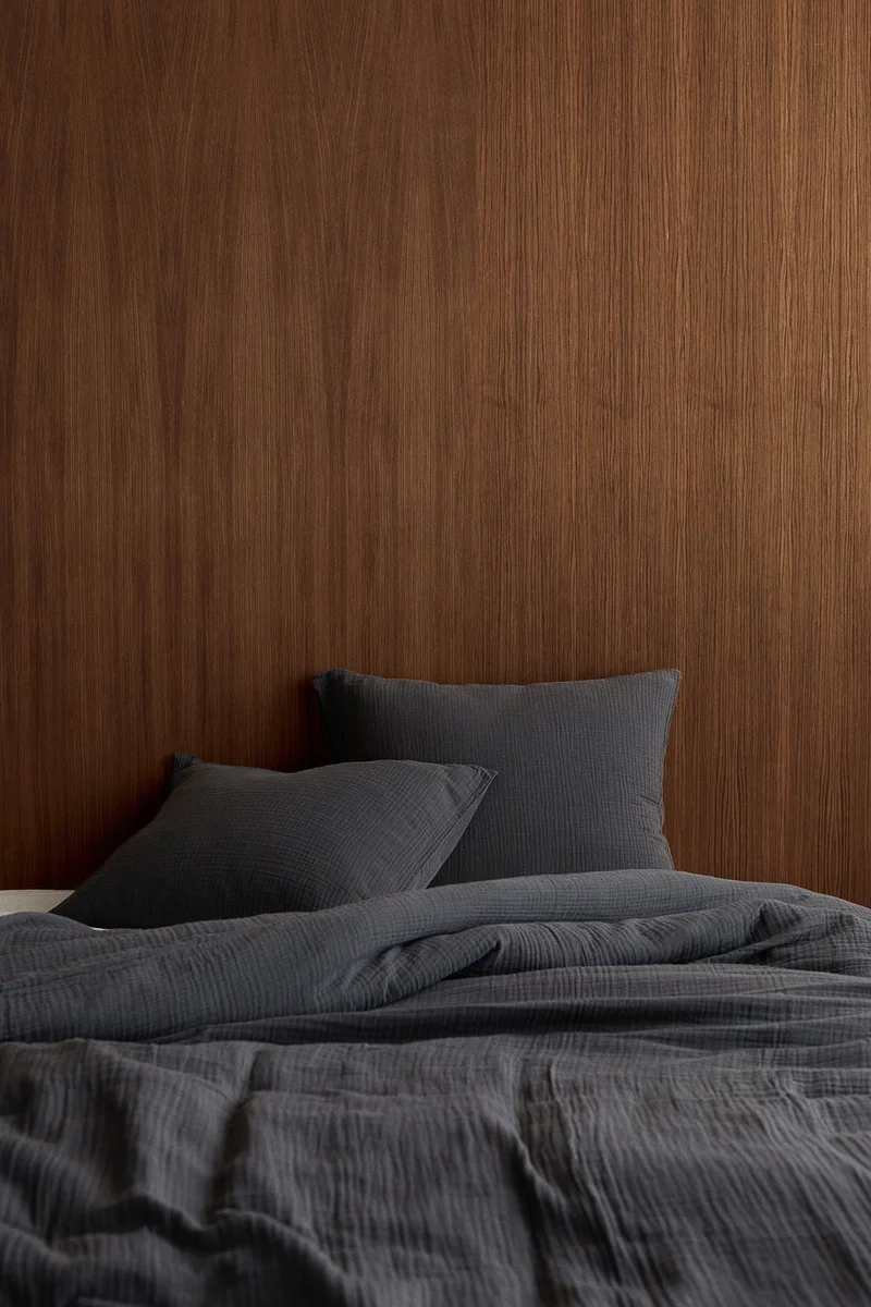 اتش اند ام طقم غطاء لحاف من القطن