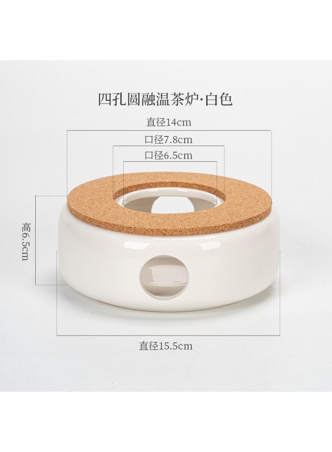 Direct Candle Tea Warmer Ceramic Household Heat Preservation Stove Heating Tea Warmer Restaurant Hotel Tea Warmer