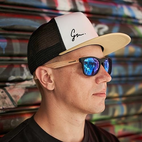 Grace Folly Trucker Hat for Men & Women. Snapback Mesh Caps (US, Alpha, One Size, One Size, White & Sand) - Image 3
