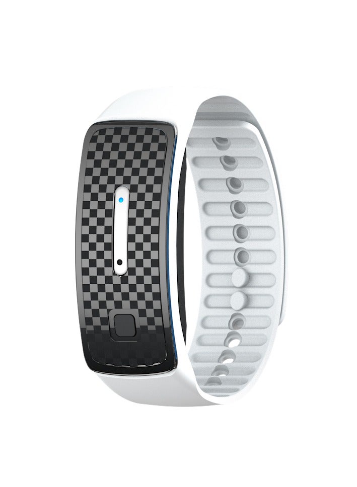 إيفرين Electronic Bionic Wave Charging Summer Anti-mosquito Pest Control Wristband For Children Ultrasound Mosquito Repellent Bracelet (White) - Image 1