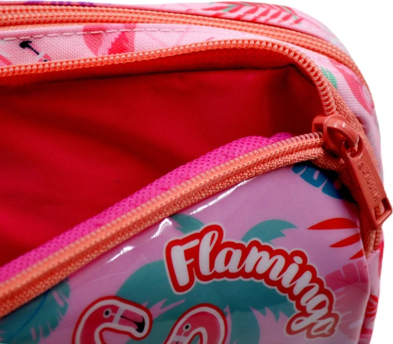 muggle Flamingo Pink 2-Eye Pencil Case (MU-7273)