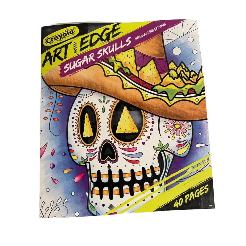 Crayola Art with Edge Sugar Skulls Coloring Book, Volume 3