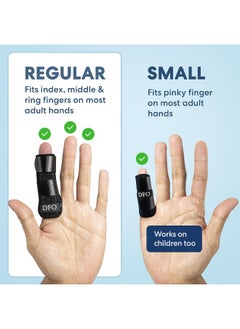 Dr. Frederick's Original Trigger Finger Splint - 2ct - Finger Splint for Trigger Finger Pain - Mallet Finger Splint - Finger Brace for Arthritis, Injury, Sprain - Fits Index, Middle, & Ring Finger - pzsku/Z01E0A45C79FC1836308FZ/45/_/1740377583/695eee8f-f2ff-4645-be91-56a318f4a3b0