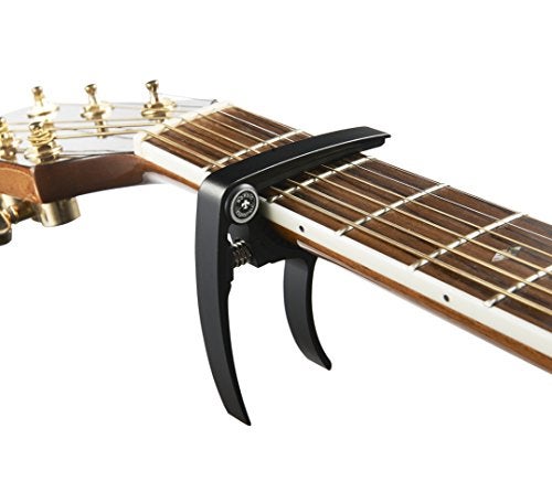 Nordic Essentials Guitar Capo (2 Pack) for Acoustic Guitars, Ukulele, Banjo, Mandolin, Bass - Made of Ultra Lightweight Aluminum Metal (1.2 oz!) for 6 & 12 String Instruments - Nordic Essentials (Green+Blue) - Image 4