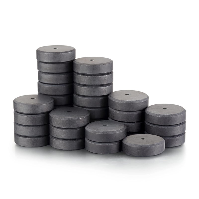 APPLAB Ceramic Round Disk Magnets, Perfect for DIY, Art Projects or Whiteboards & Fridge Organization (0.7") - Image 5
