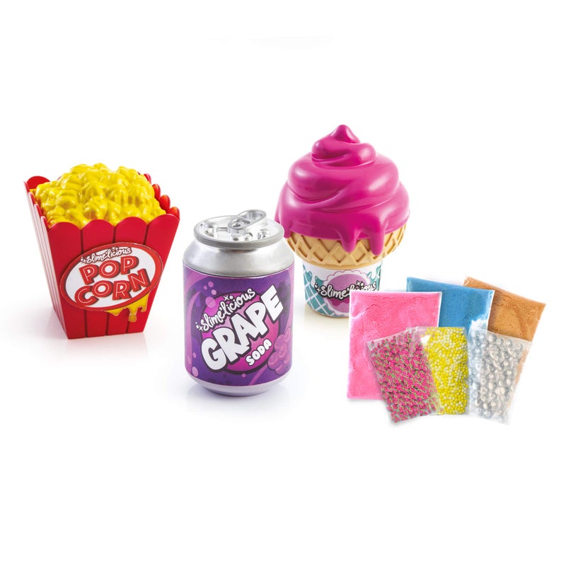 Canal Toys So Slime DIY - Slime'licious Scented Slime 3 Pack â€“ Ice Cream, Grape Soda & Popcorn (277067) - Image 3