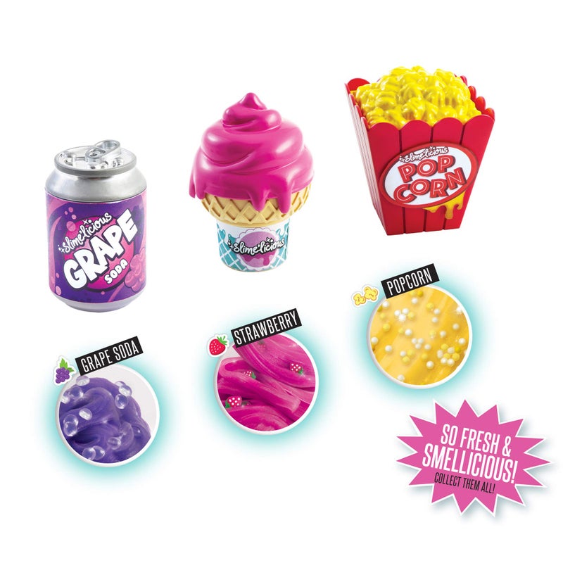 Canal Toys So Slime DIY - Slime'licious Scented Slime 3 Pack â€“ Ice Cream, Grape Soda & Popcorn (277067) - Image 4