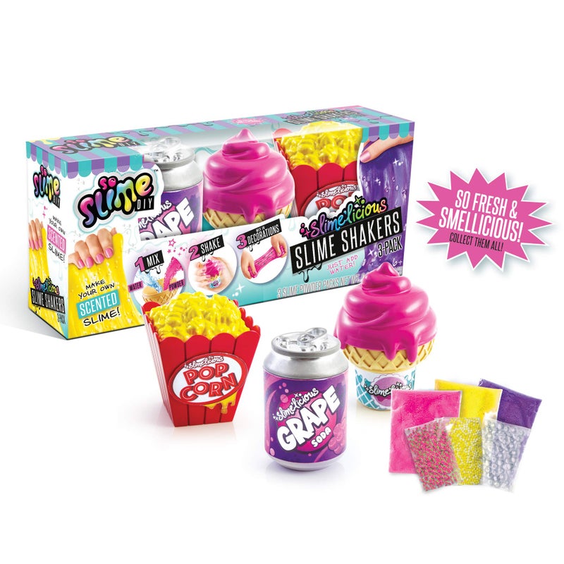 Canal Toys So Slime DIY - Slime'licious Scented Slime 3 Pack â€“ Ice Cream, Grape Soda & Popcorn (277067) - Image 2