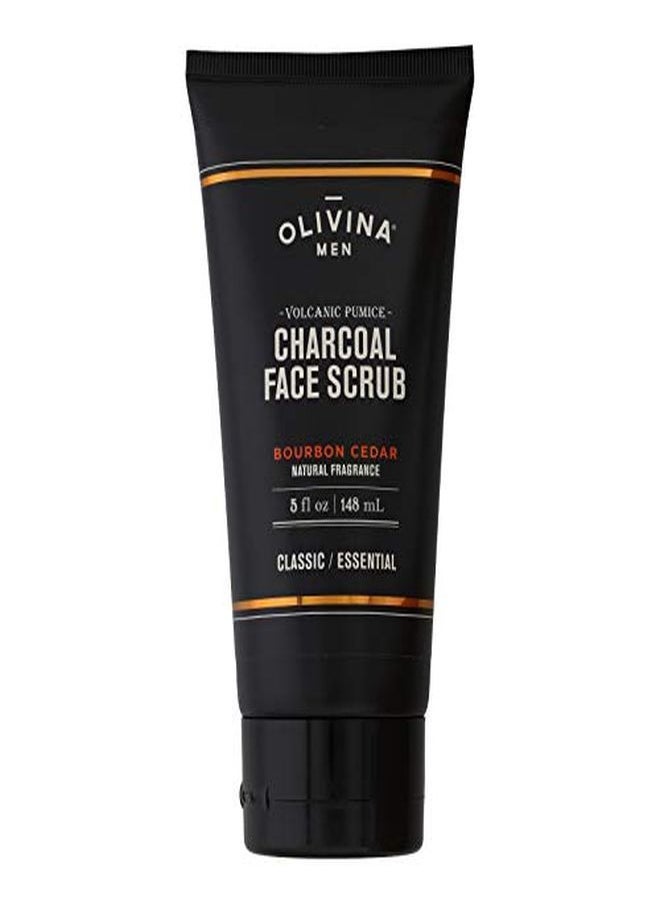 Barrel And Oak Charcoal Face Scrub With Volcanic Pumice, Men'S Exfoliating Scrub, Facial Cleanser, Removes Dead Skin, Absorbs Oil, Cleans Pores, Promotes Beard Growth, Vegan (Bourbon Cedar, 5 Oz) - pzsku/Z01E121E462E5918D17CDZ/45/_/1647802106/1db29e11-7995-4cc0-8ece-9a220b3146d4