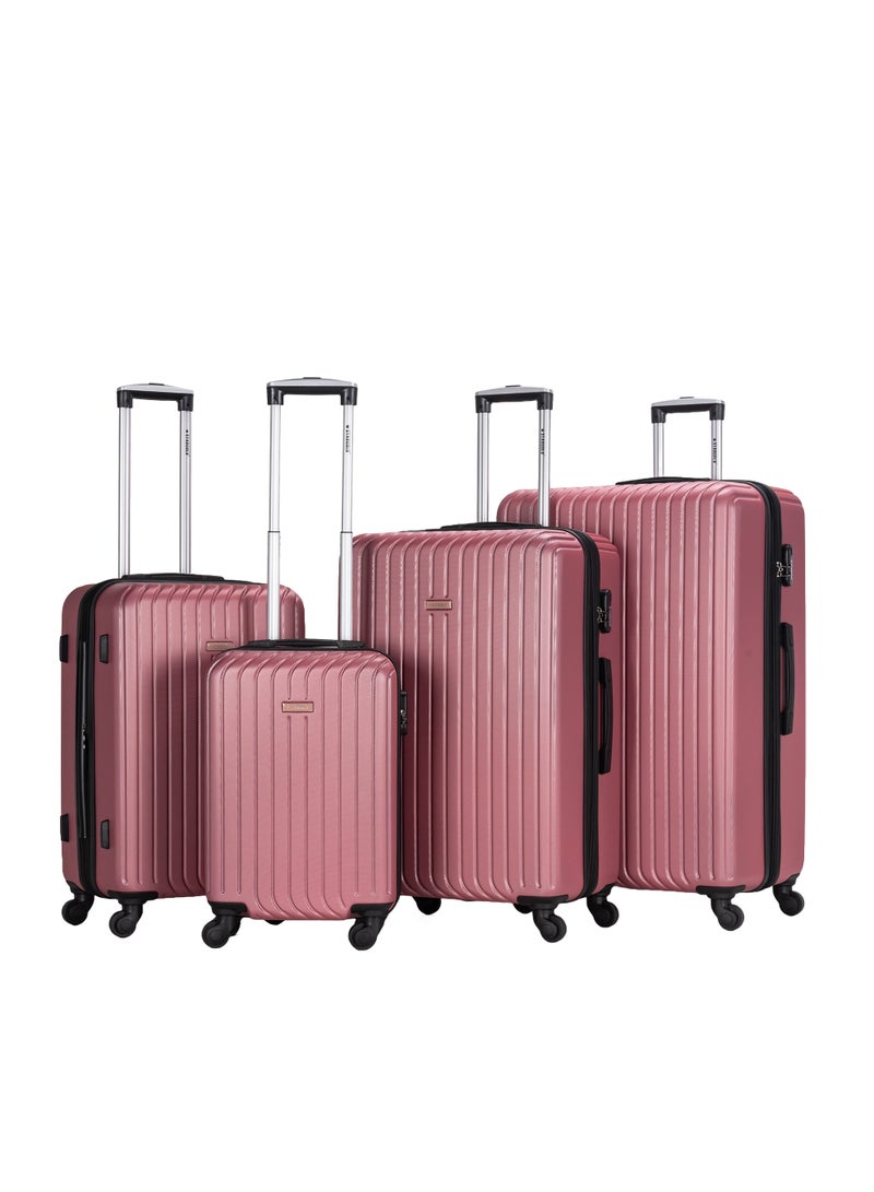 Stargold Luggage Set of 4, ABS Hard Shell Suitcase with Expandable Zipper, 360° Spinner Wheels, Number Lock, Lightweight Trolley Travel Bag - Image 1