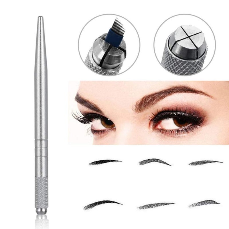 Globelle Aluminium Microblading Pen for Permanent Makeup  Precision DualEnd Tool Lightweight  Durable Pack of 2 - Image 5
