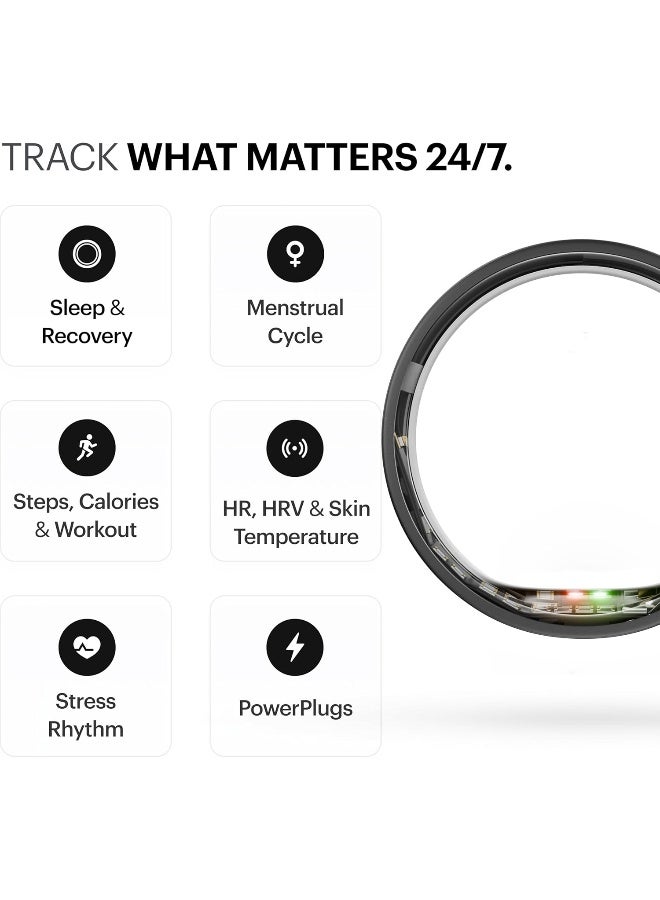 ULTRAHUMAN Renewed - ULTRAHUMAN Ring AIR - Sleep & Fitness Tracker, Smart Ring for Women & Men, No App Fee for Standard Features (Size 11) - Image 4
