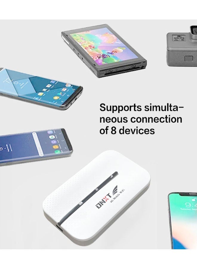 4G mobile WiFi router 150Mbps high-speed portable Asian travel WiFi modem with SIM card slot, up to 8 devices can be shared - Image 3