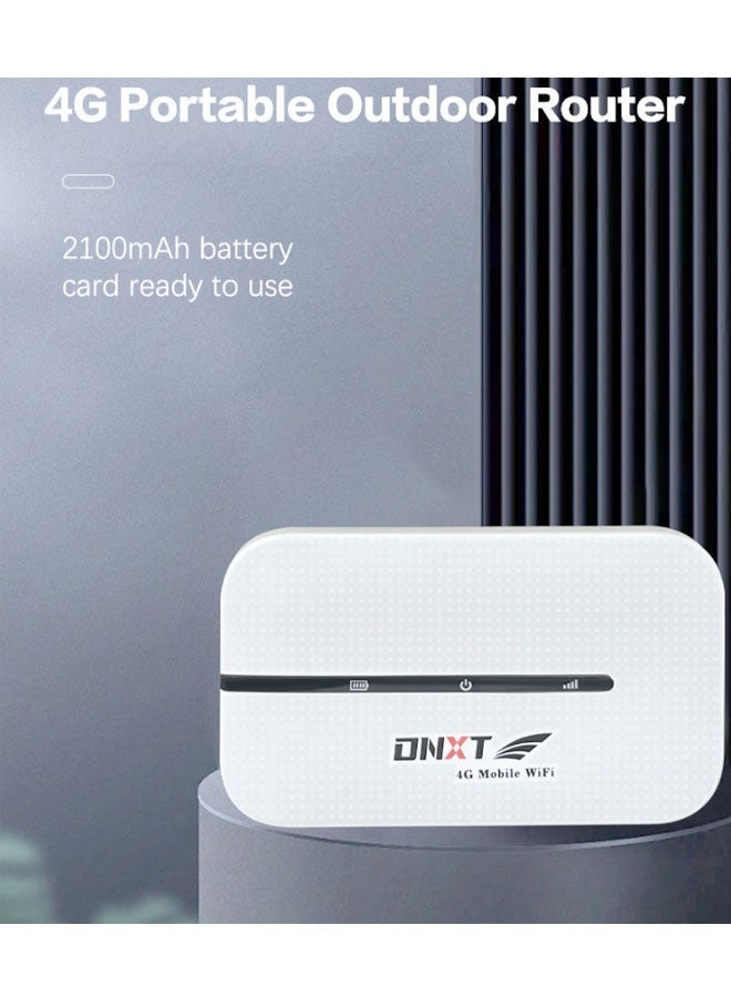 4G mobile WiFi router 150Mbps high-speed portable Asian travel WiFi modem with SIM card slot, up to 8 devices can be shared - Image 2