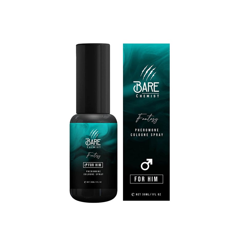 Bare Chemist Fantasy Pheromone Cologne for Him - [Long Lasting Formula] Pheromone Perfume Cologne for Men 1oz. - Blackcurrant, Pinapple, Bergamot - Image 1
