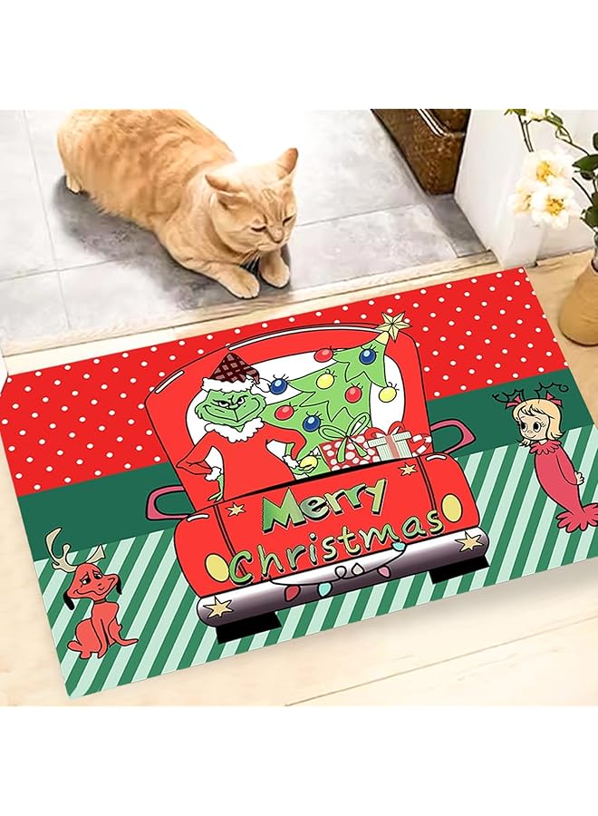 The Bros حصيرة باب عيد الميلاد زينة عيد الميلاد، للداخل والخارج، المنزل، المطبخ، الحمام، مستلزمات زينة حفلة عيد الميلاد - Image 1