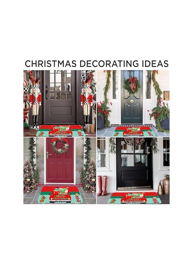 The Bros حصيرة باب عيد الميلاد زينة عيد الميلاد، للداخل والخارج، المنزل، المطبخ، الحمام، مستلزمات زينة حفلة عيد الميلاد - Image 3