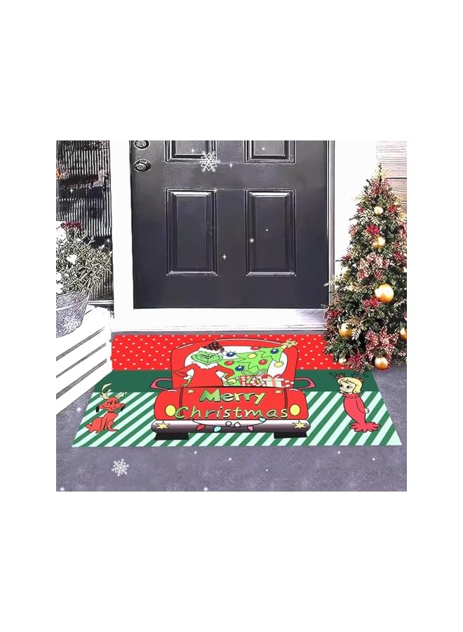 The Bros حصيرة باب عيد الميلاد زينة عيد الميلاد، للداخل والخارج، المنزل، المطبخ، الحمام، مستلزمات زينة حفلة عيد الميلاد - Image 5