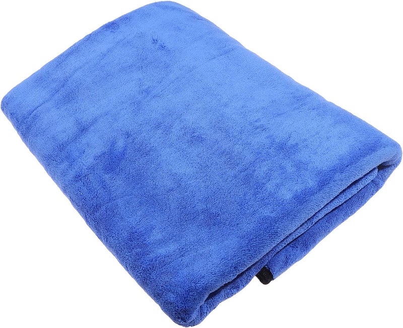 cheekyglo Dog Towel, Soft Absorbent Microfibre Pet Towel, Quick Drying Pet Bath Towel Robe for Dogs Cats Cleaning Washcloth Pet Accessories,Blue L - Image 4