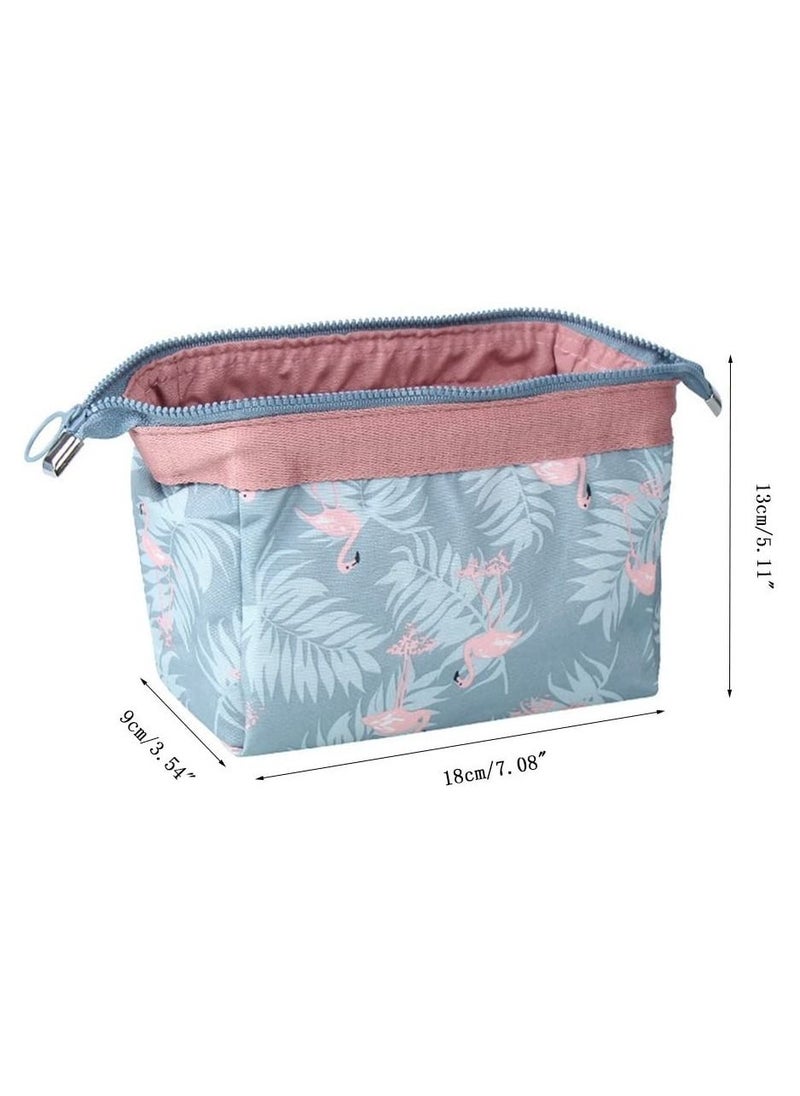 ORiTi - Makeup Bag Light Blue Flamingo - Image 1