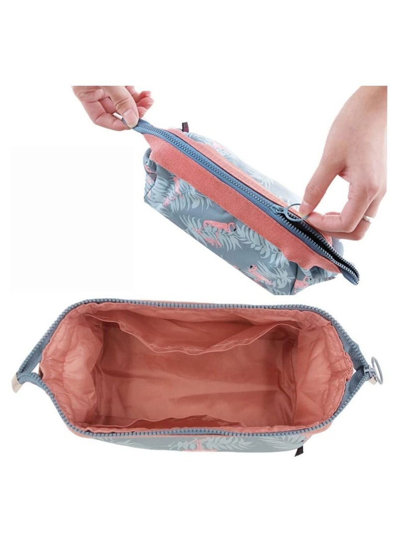 ORiTi - Makeup Bag Light Blue Flamingo - Image 1