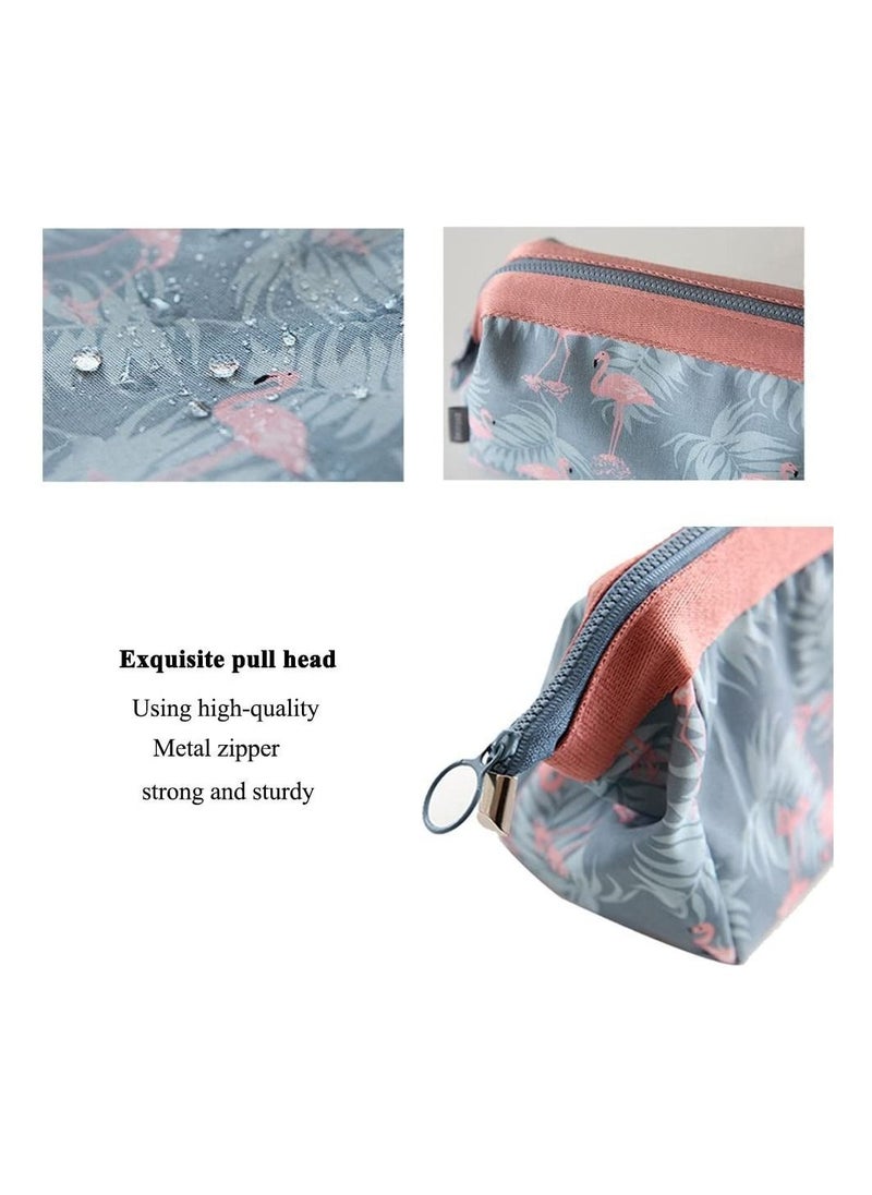 ORiTi - Makeup Bag Light Blue Flamingo - Image 1