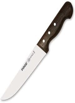 QLUX Bergi Knife with Wood Handle, 19 cm Size, Brown