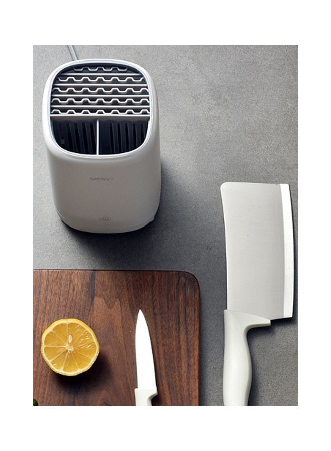 NIBEMINENT Knife And Chopsticks UV Sterilizer White  - Image 4